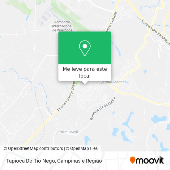 Tapioca Do Tio Nego mapa