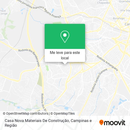 Casa Nova Materiais De Construção mapa
