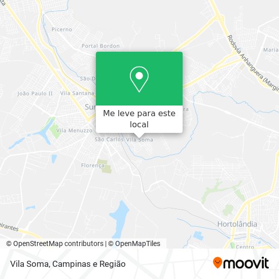 Vila Soma mapa