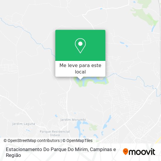 Estacionamento Do Parque Do Mirim mapa