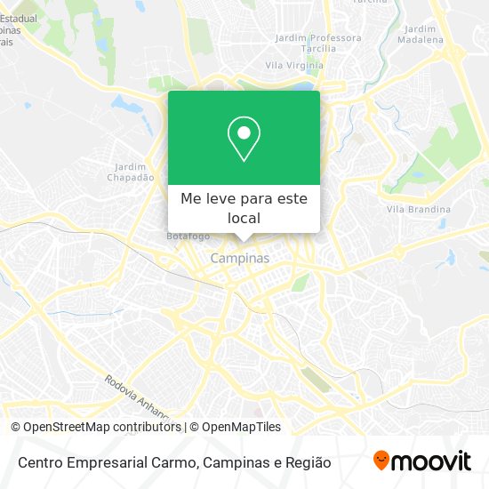 Centro Empresarial Carmo mapa