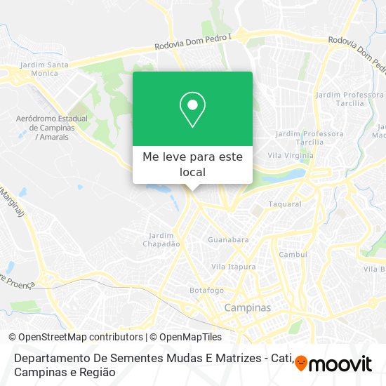 Departamento De Sementes Mudas E Matrizes - Cati mapa