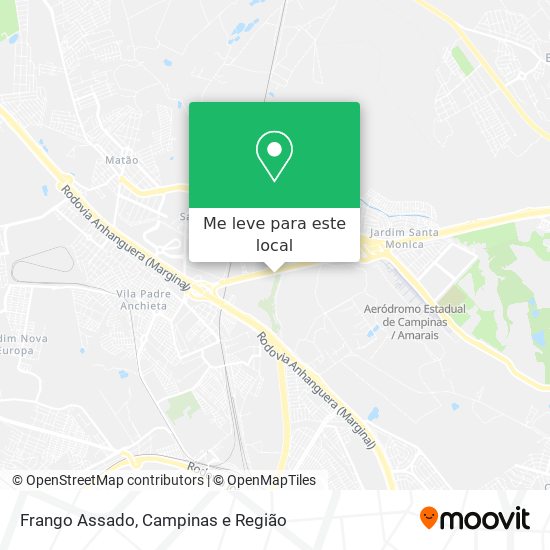 Frango Assado mapa