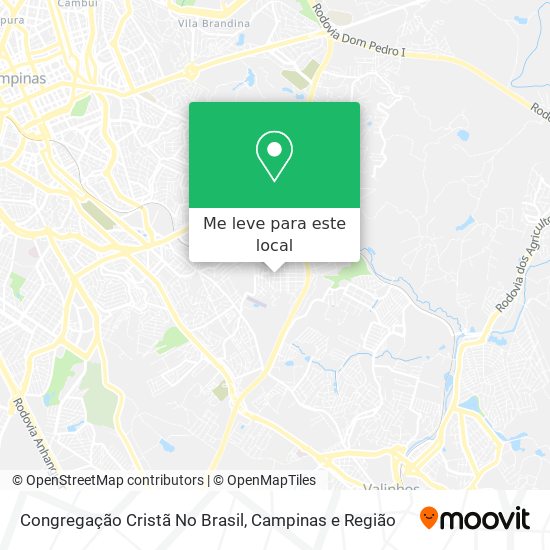 Congregação Cristã No Brasil mapa