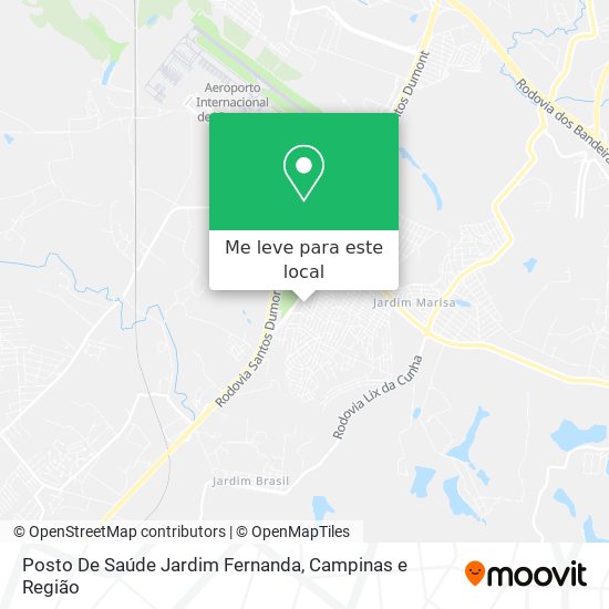 Posto De Saúde Jardim Fernanda mapa