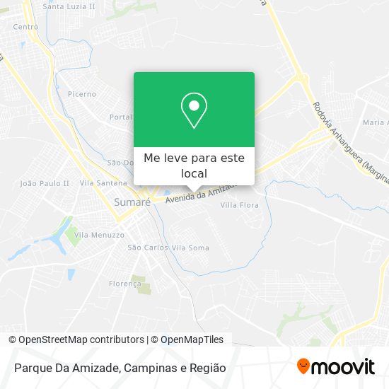 Parque Da Amizade mapa