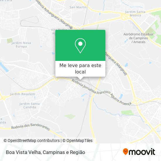 Boa Vista Velha mapa