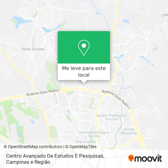 Centro Avançado De Estudos E Pesquisas mapa