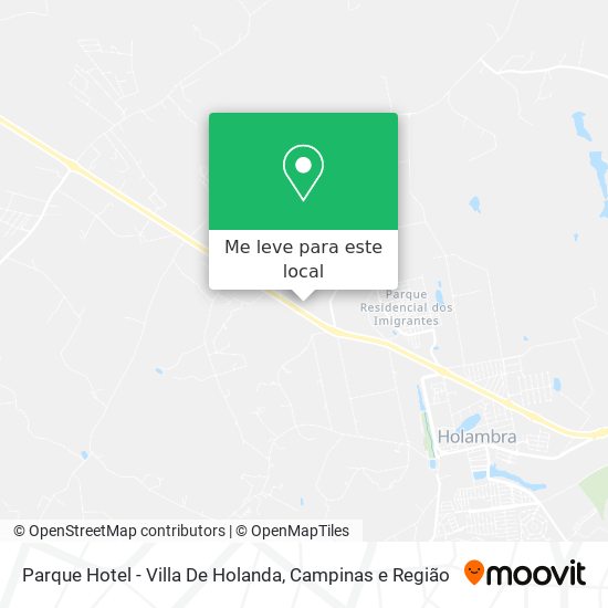 Parque Hotel - Villa De Holanda mapa