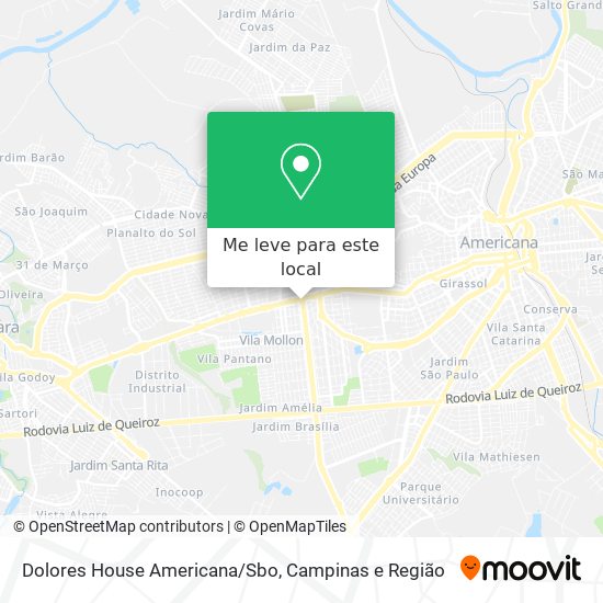Dolores House Americana/Sbo mapa