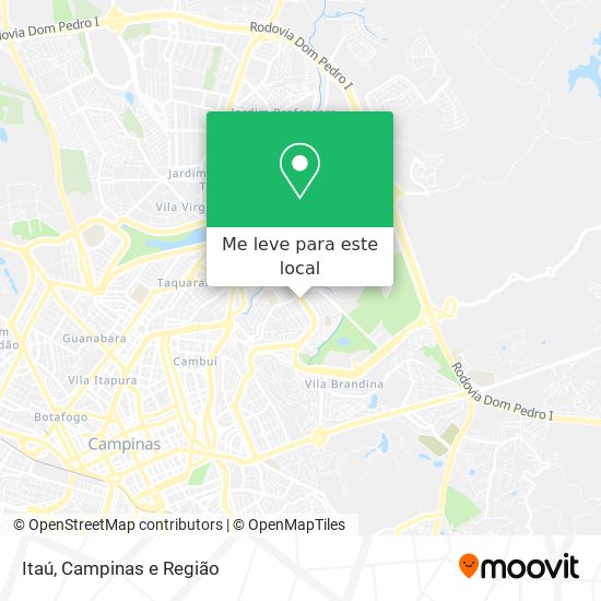 Itaú mapa