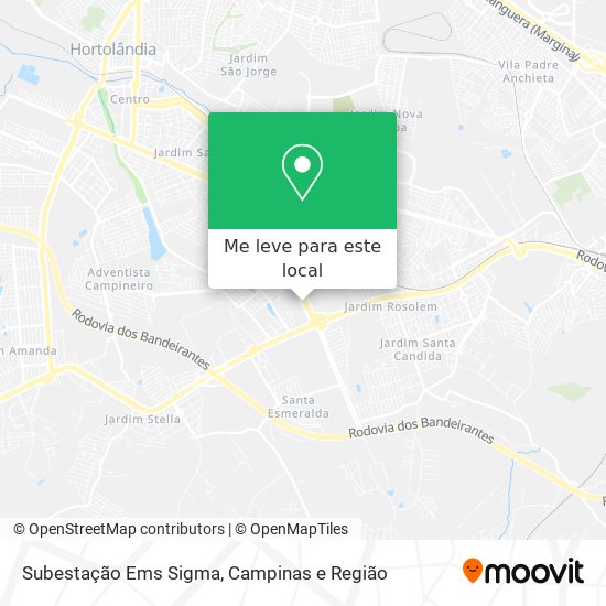Subestação Ems Sigma mapa