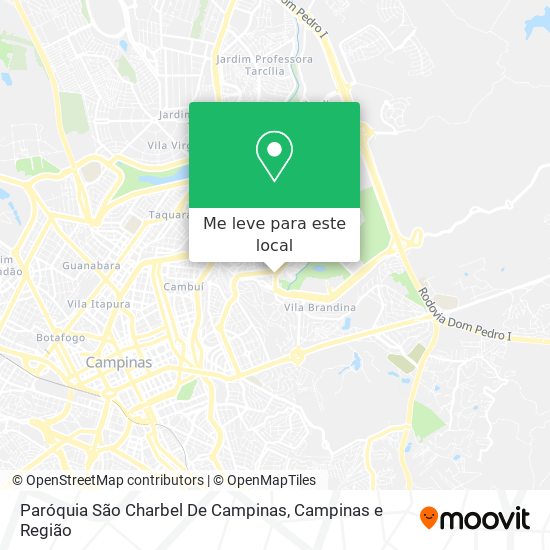 Paróquia São Charbel De Campinas mapa