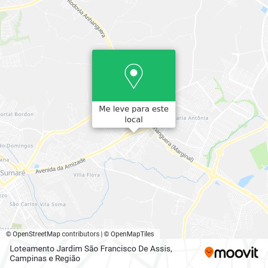 Loteamento Jardim São Francisco De Assis mapa