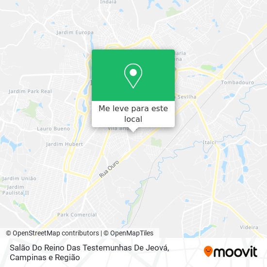 Salão Do Reino Das Testemunhas De Jeová mapa