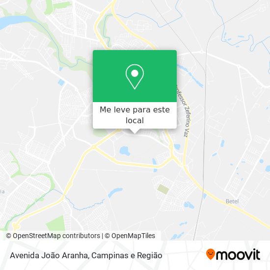 Avenida João Aranha mapa