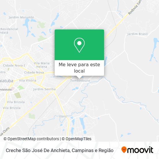 Creche São José De Anchieta mapa