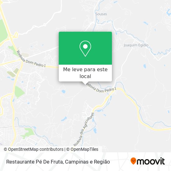 Restaurante Pé De Fruta mapa