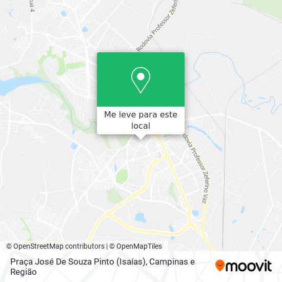 Praça José De Souza Pinto (Isaías) mapa