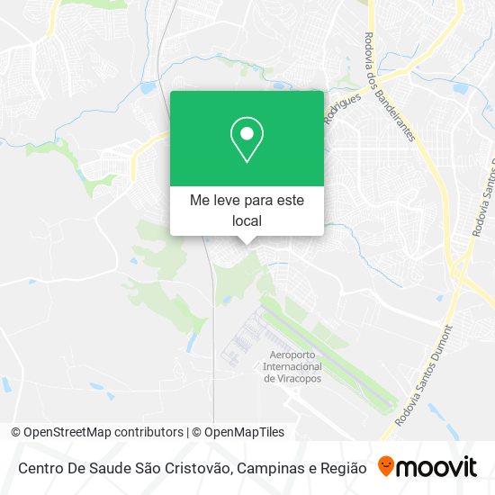 Centro De Saude São Cristovão mapa