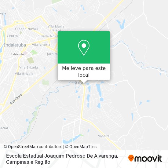 Escola Estadual Joaquim Pedroso De Alvarenga mapa