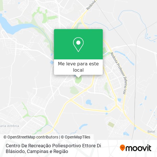Centro De Recreação Poliesportivo Ettore Di Blásiodo mapa