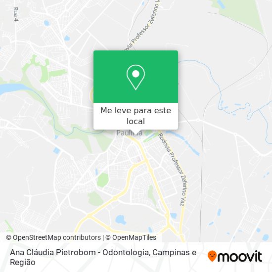 Ana Cláudia Pietrobom - Odontologia mapa