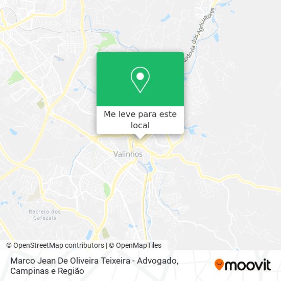 Marco Jean De Oliveira Teixeira - Advogado mapa