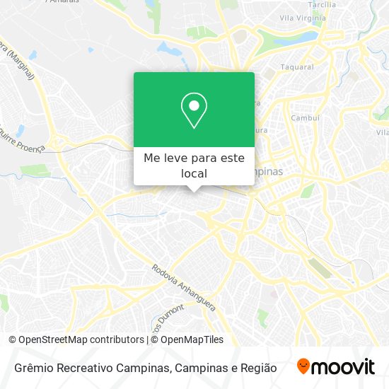 Grêmio Recreativo Campinas mapa