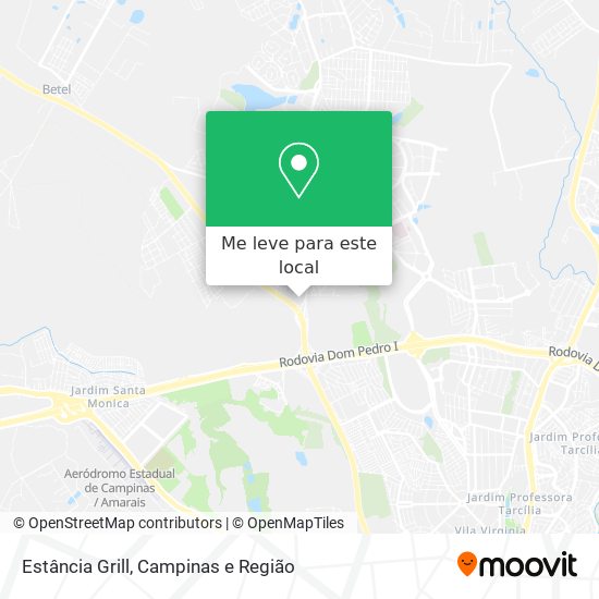 Estância Grill mapa