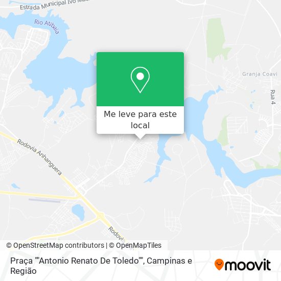 Praça ""Antonio Renato De Toledo"" mapa