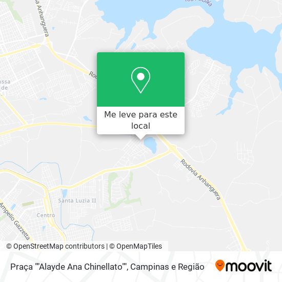 Praça ""Alayde Ana Chinellato"" mapa