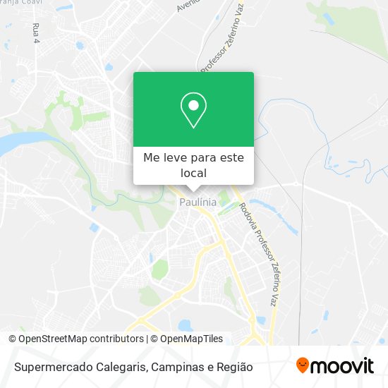 Supermercado Calegaris mapa