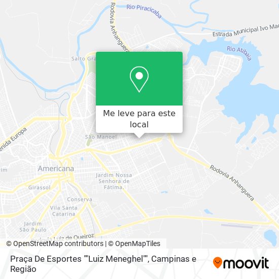 Praça De Esportes ""Luiz Meneghel"" mapa
