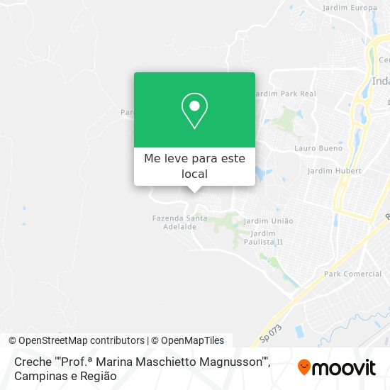Creche ""Prof.ª Marina Maschietto Magnusson"" mapa