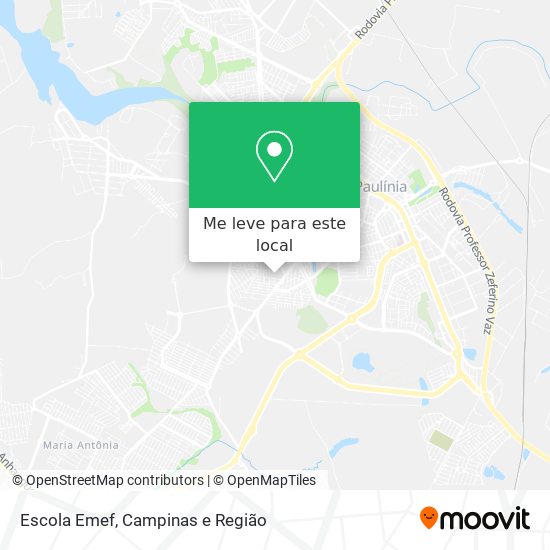 Escola Emef mapa