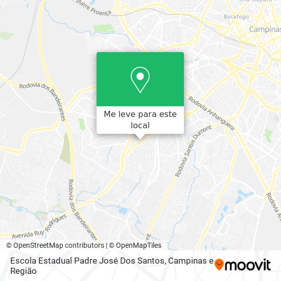 Escola Estadual Padre José Dos Santos mapa