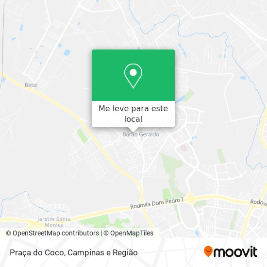 Praça do Coco mapa