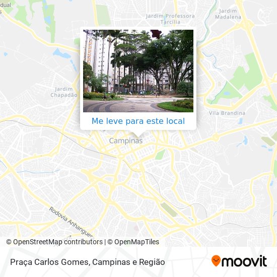 Praça Carlos Gomes mapa