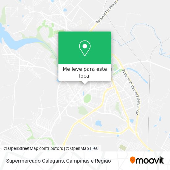 Supermercado Calegaris mapa