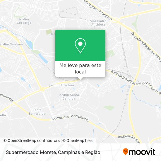 Supermercado Morete mapa