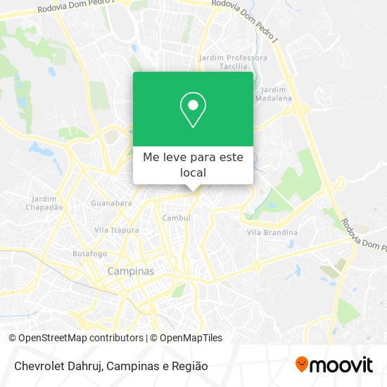 Chevrolet Dahruj mapa