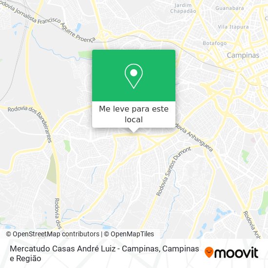 Mercatudo Casas André Luiz - Campinas mapa