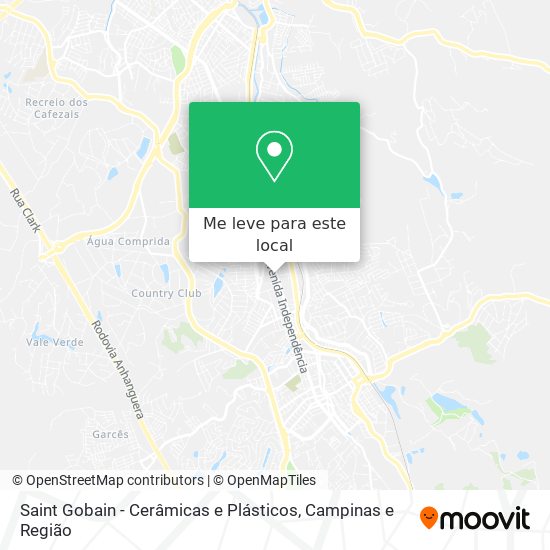 Saint Gobain - Cerâmicas e Plásticos mapa