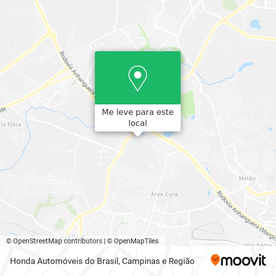 Honda Automóveis do Brasil mapa