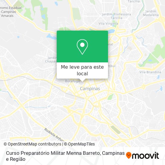 Curso Preparatório Militar Menna Barreto mapa