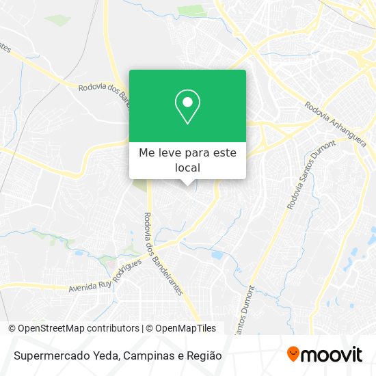 Supermercado Yeda mapa