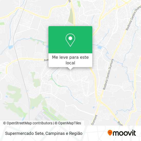 Supermercado Sete mapa