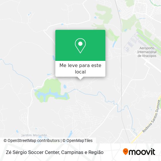 Zé Sérgio Soccer Center mapa