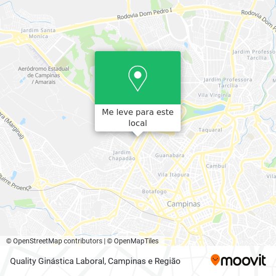 Quality Ginástica Laboral mapa